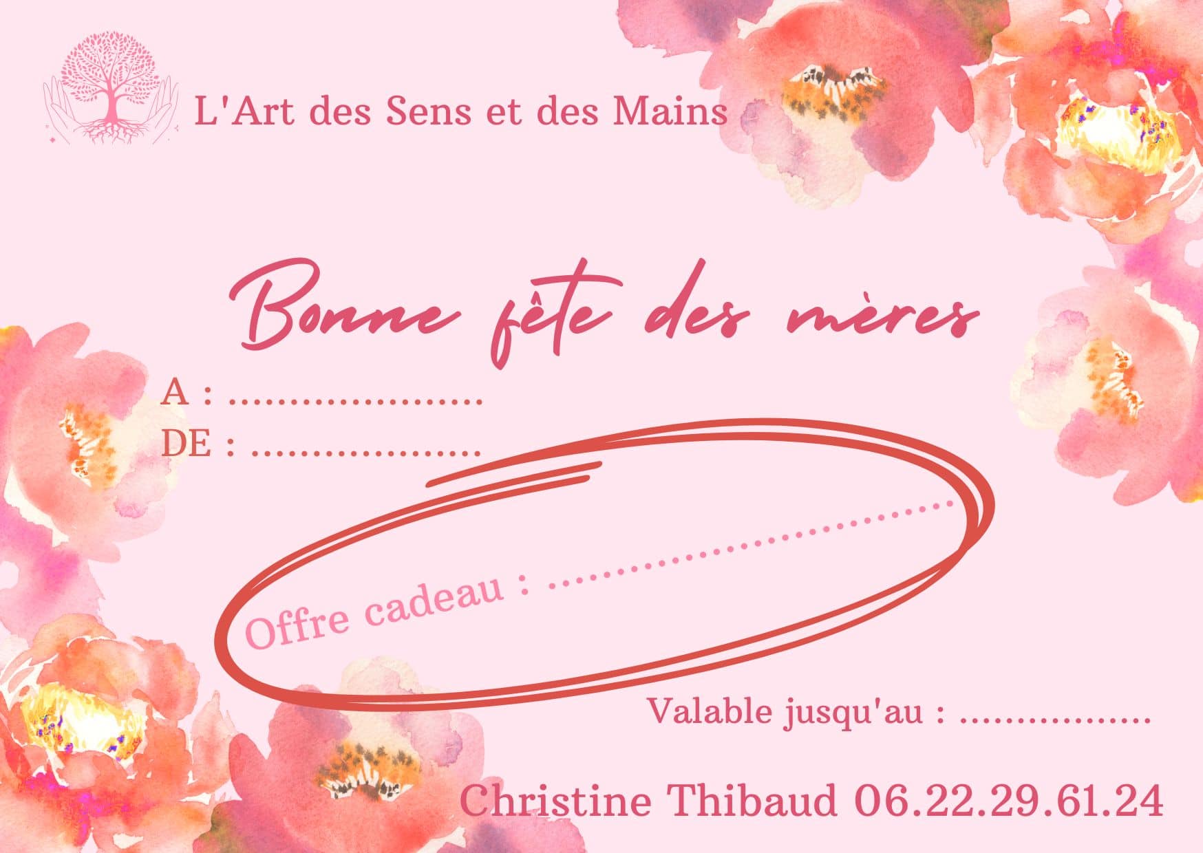 FETE DES MERES CARTE KDO